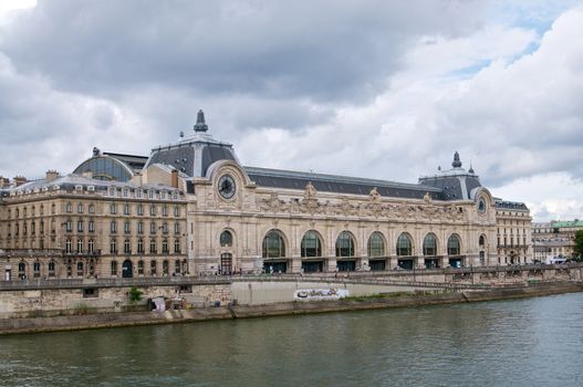 The picture of the  Museum d'Orsay river view