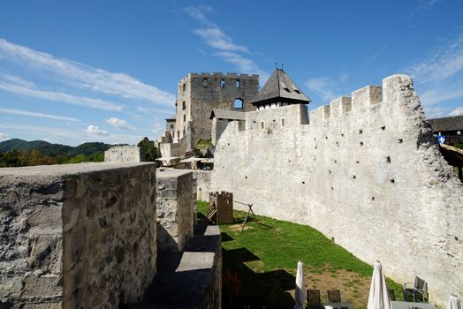 Celje medieval castle in Slovenia