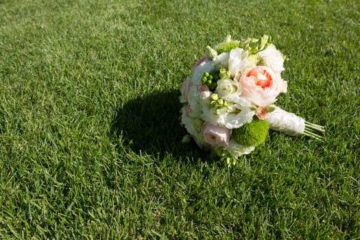 The Beautiful, Fresh, and colorful bridal bouquet.