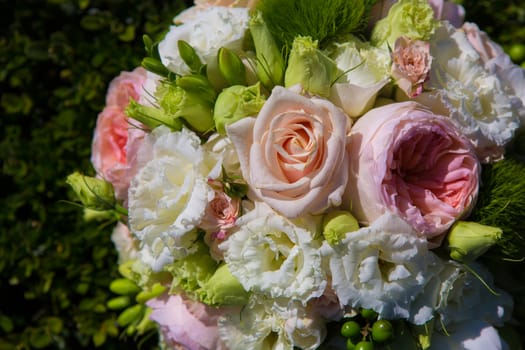 The Beautiful, Fresh, and colorful bridal bouquet.