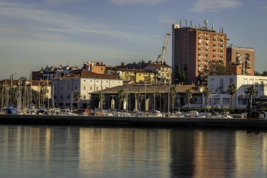 Small sea side city Koper in Slovenia