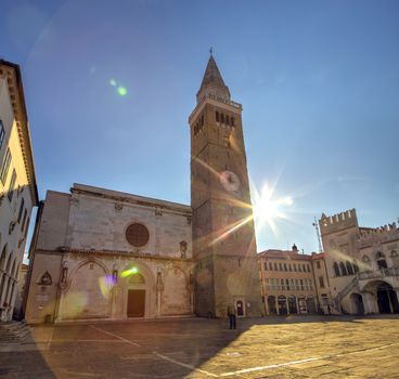 Small sea side city Koper in Slovenia