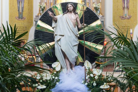 Jesus Statue in Sicilian Church