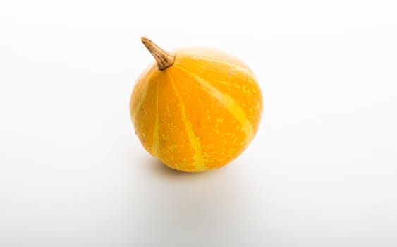 Fresh pumpkin isolated on white background