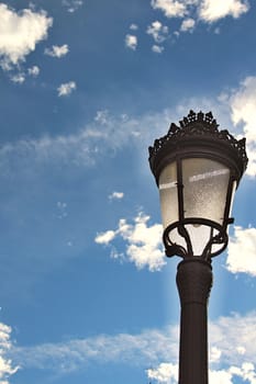 Photo of City Lamp, Spain made in the late Summer time in Spain, 2013