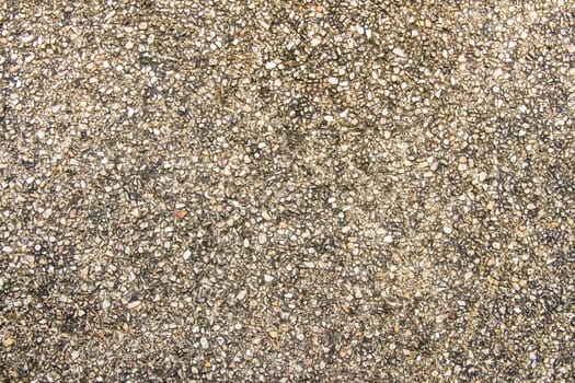 closeup view of pebble stone floor texture background