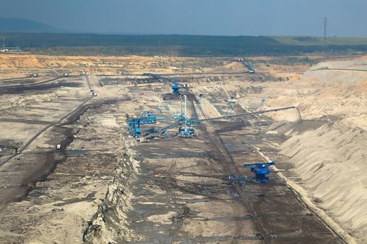 Open pit mining of coal