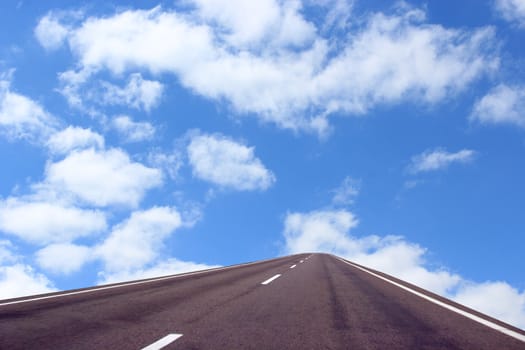 simple beautiful white clouds on blue sky background