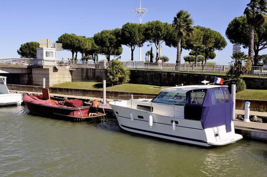 Marina Grau-du-Roi, French Camargue town in south-eastern France