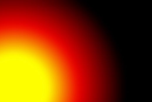 colorful solar fireball background illustration