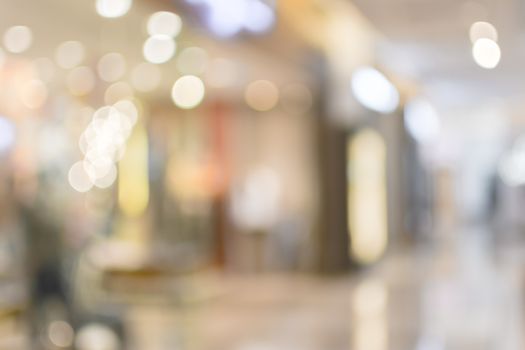 Abstract background of shopping mall, shallow depth of focus.