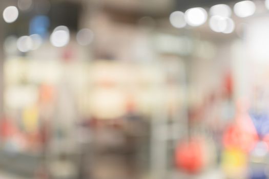 Abstract background of shopping mall, shallow depth of focus.