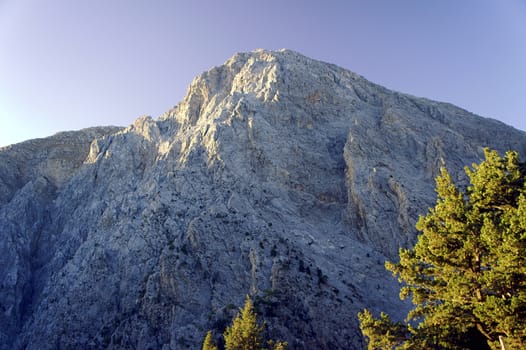 Lefka Ori - rocky sewn in the White Mountains on the island of Crete