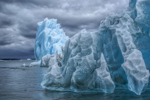 Glaciers in Laguna San Rafael National Park in Chile