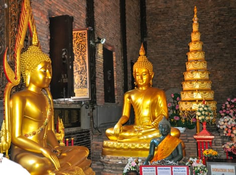 The Beautiful of Wat Phrathat Pha-Ngao is public temple in Chiang san, Chiang Rai,Thailand.