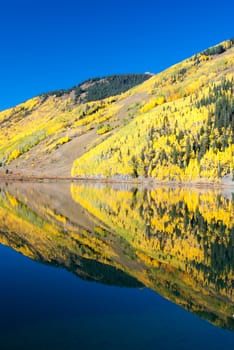 Fall colors at Crystal Lake Colorado