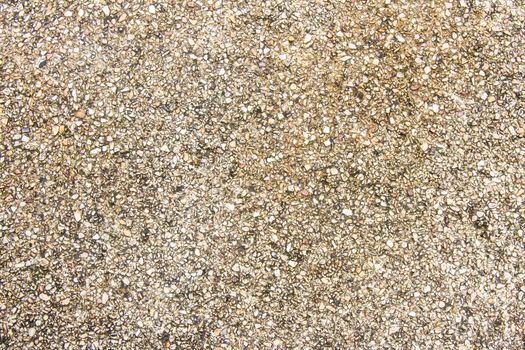 closeup view of pebble stone floor texture background
