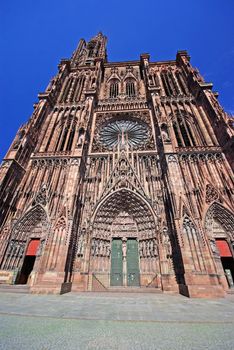Notre Dame cathedral in Strasbourg.
