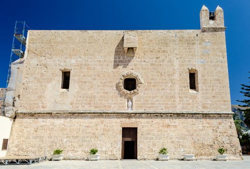 The Sanctuary, medieval bulding in San Vito Lo Capo, Sicily, Summer 2014