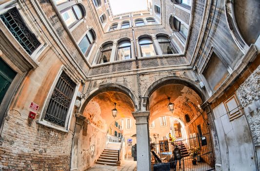 Buildings of Venice, Italy.