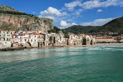 Cefalu coast architecture