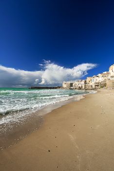 Cefalu beach