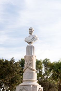 Statue on square