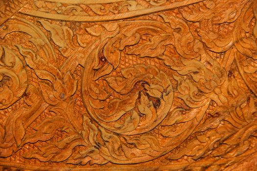 Pattern wood craft texture for decor Thailand style