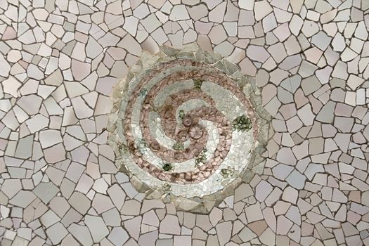 Photo of Ceramic Mosaic Pattern made in the late Summer time in Spain, 2013