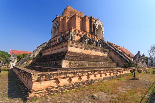 Beautiful Thai temple style and buddhist art decoration in Thailand.