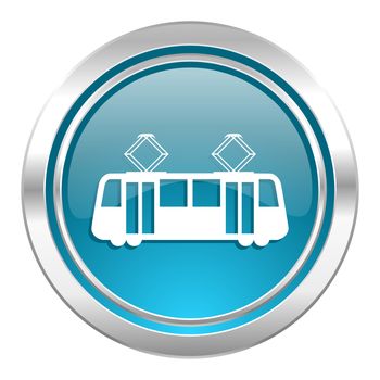 tram icon, public transport sign