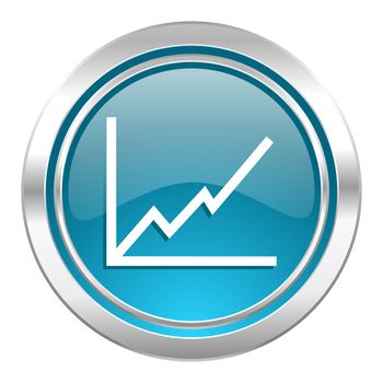 chart icon, stock sign