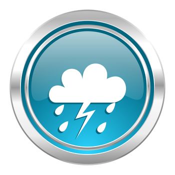 storm icon, waether forecast sign