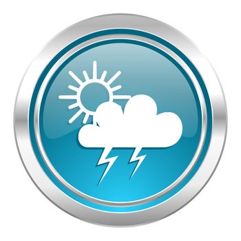 storm icon, waether forecast sign