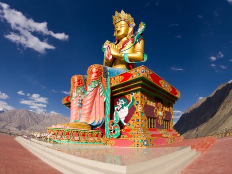 Buddha statue in Nubra valley (north India)