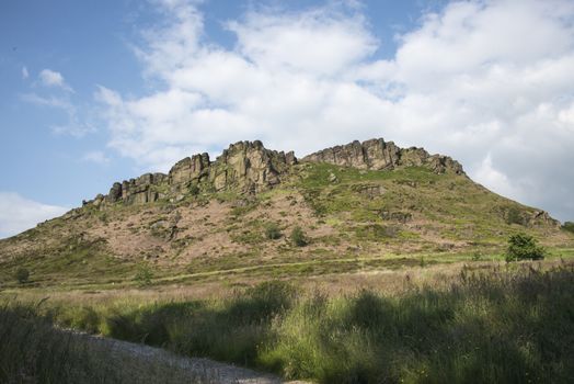 Popular climbing and walking destination, the Roaches, Staffordshire