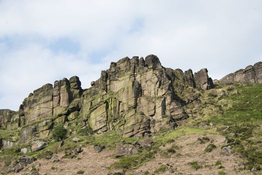 Popular climbing and walking destination, the Roaches, Staffordshire