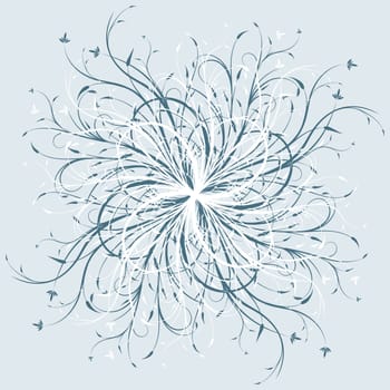 abstract floral decorative background vector illustration artwork