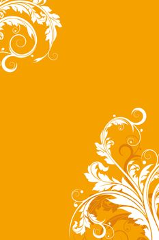 Abstract Floral Vector Background, decorative background