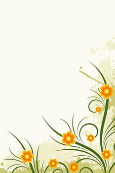 Abstract Floral Background