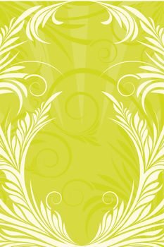 Abstract Floral Vector Background, decorative background