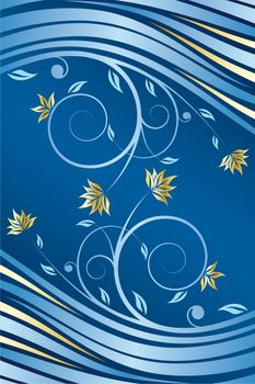 Abstract floral design background for creative ideas