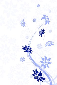 Abstract Floral Background. Vector illustration. Abstract Pattern.