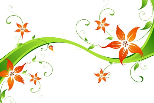 Abstract vector floral background for Your design