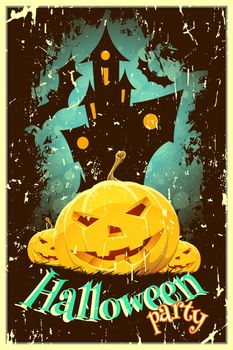 Retro Style Halloween Poster