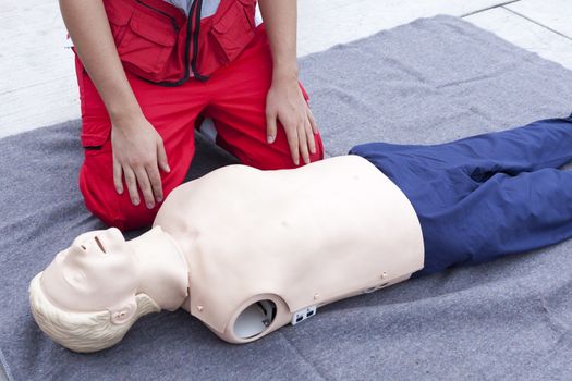 Cardiopulmonary resuscitation (CPR) training detail