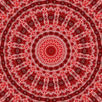 abstract background with circles and scrolls seamless pattern