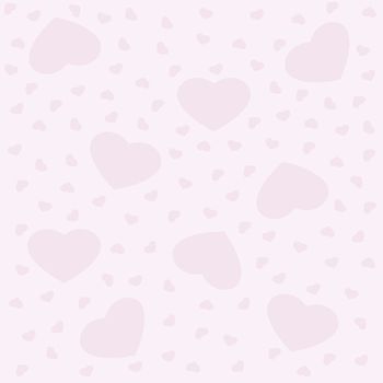Abstract Stylized Valentines Day background with hearts
