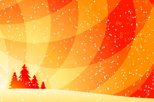 Christmas background with Christmas tree for your design