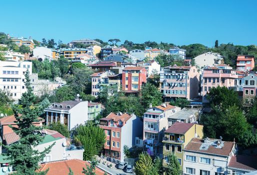 Homes and skyline of Istanbul.